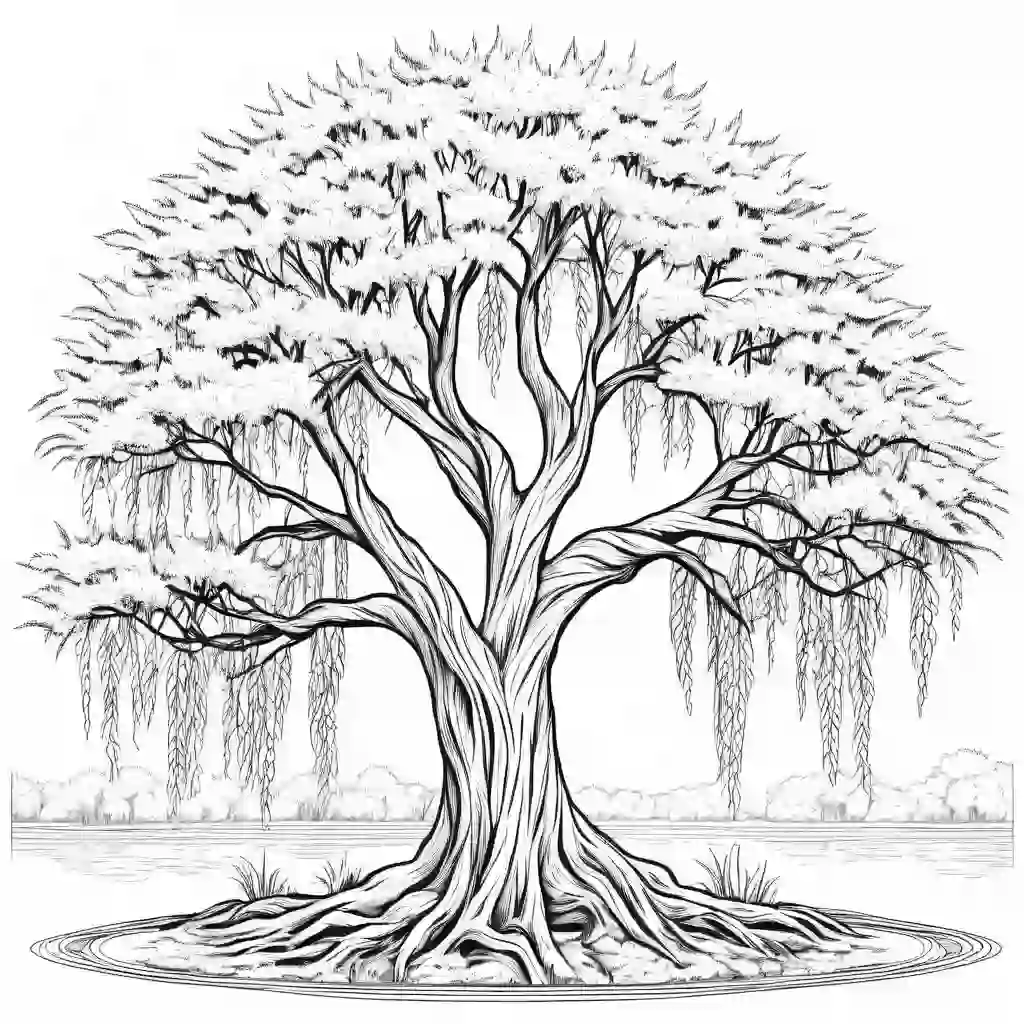Willow Tree coloring pages